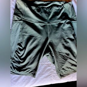 Old Navy Biker Green Shorts